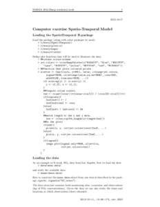 SARMA 2012 Sharp statistical tools