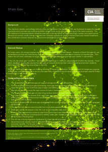 Shale Gas  Background The chemical industry uses energy both as a fuel and feedstock (raw material). We use feedstock to make the basic chemicals which provide key building blocks for almost every sector of manufacturing