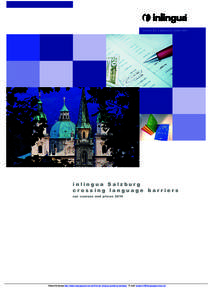 Inlingua / Austria / Language schools / Geography of Austria / Salzburg