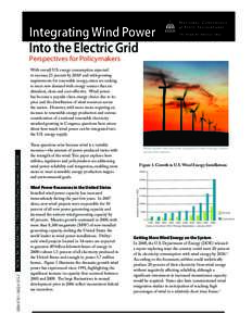 Integrating Wind Power Into the Electric Grid Perspectives for Policymakers ISBN5