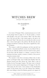 WITCHES BREW [Finnegans Wake, pages 21–23] Eric Rosenbloom copyright 2002