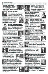 April / May 2012, Polish American News - Page 10  Historic Reflections from the Polish American Cultural Center Museum in Philadelphia, PA • April / May May 10, [removed]John Radecki (Died)  May 21, [removed]Jan Sobieski (