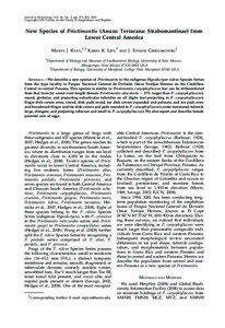Journal of Herpetology, Vol. 44, No. 2, pp. 193–200, 2010 Copyright 2010 Society for the Study of Amphibians and Reptiles