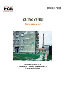 DOSSIER DE PRESSE  GUIDO GUIDI