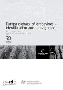 T ech n i ca l book le T J u lYeutypa dieback of grapevines – identification and management Mark Sosnowski & Trevor Wicks South Australian Research and Development Institute