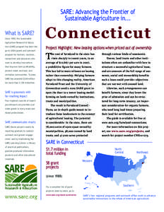 SARE: Advancing the Frontier of Sustainable Agriculture in... What is SARE? Since 1988, the Sustainable Agriculture Research & Education (SARE) program has been the go-to USDA grants and outreach