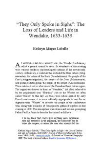 Aboriginal peoples in Canada / Petun / Society of Jesus / Samuel de Champlain / Sainte-Marie among the Hurons / Wendake /  Quebec / First Nations / First Nations in Ontario / Wyandot people