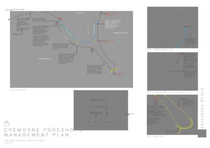 To South Arm Highway Cremorne Avenue Rationalise access to beach from residences. Consolidate existing access paths behind dunes to limit