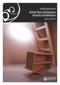 Artist Run initiative (ARI) program guidelines