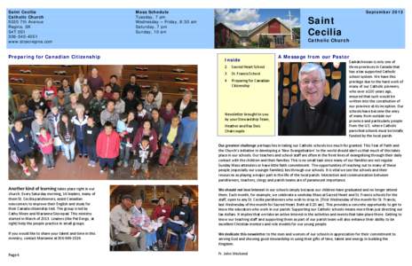 Sacred Heart / St. William Parish LawnCrest / Christianity / Catholicism / Sacred Heart School