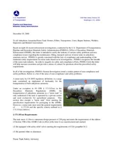 The transportation of anhydrous ammonia requires the use of a specification packaging with the exception found in 173