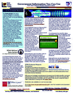 Government Information You Can Use From Ohio’s Regional Federal Depository Library Second Quarter, 2011  Volume 2, Issue 2