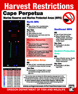 Marine protected area / Anchovy / Smelt / Fish / Sport fish / Oregon Department of Fish and Wildlife