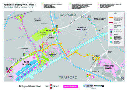 Port Salford Enabling Works Phase 1: December 2012 – Summer 2014
