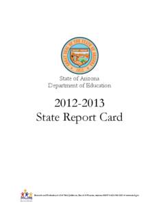 State of Arizona Department of Education[removed]State Report Card