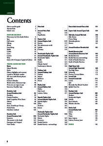 CONTENTS  Contents How to use this guide	 Tourism hubs	 Editor’s note