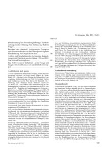 56. Jahrgang · Mai 2003 · Heft 2 INHALT Die Bewertung von Verwaltungsschriftgut als Beobachtung zweiter Ordnung. Von Andreas und Kathrin Pilger ..........................................................................