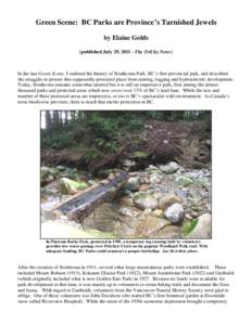 Park / National Park Service / Nechako Country / Coast Mountains / Geography of British Columbia / West Kootenay / Landscape