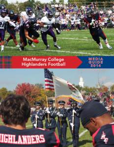 MacMurray College Highlanders Football MEDIA GUIDE[removed]