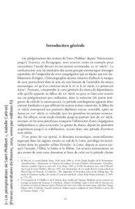 [« Les pérégrinations de Saint-Philibert », Isabelle Cartron] [Presses universitaires de Rennes, 2010, www.pur-editions.fr]