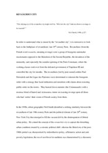 Urban design / Poverty / Affordable housing / Gentrification / Neil Smith / Revanchism / Urban decay / New Urbanism / Index of urban studies articles / Human geography / Sociology / Environment