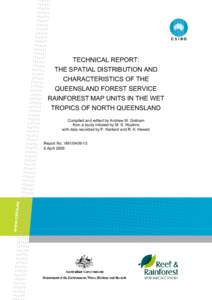 Microsoft Word - Technical Report QFS Wet Tropics Rainforest Map Units.doc