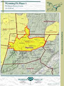 Wyoming PA Phase 1 Northeast Pennsylvania[removed]mi2 Geophysical Pursuit 3-D Surveys