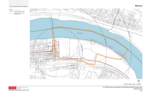 Monaca  Bicycle and Pedestrian Circulation LEGEND Proposed Ohio River Trail Proposed Ohio River Trail