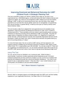 LGBT community / LGBT culture / National Gay and Lesbian Task Force / Gender / LGBT / Sexual orientation