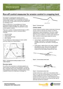 Run-off control measures for erosion control in cropping land - L35 - Land fact sheet series