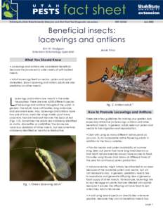 Published by Utah State University Extension and Utah Plant Pest Diagnostic Laboratory  ENT[removed]July 2008