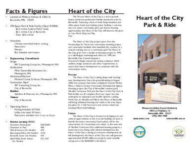 Facts & Figures  Heart of the City
