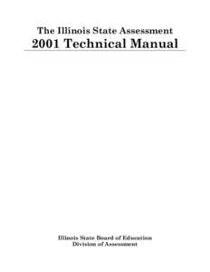 Standards-based education / Standardized tests / Educational psychology / Illinois Standards Achievement Test / National Council of Teachers of Mathematics / Test / SAT / Victorian Essential Learning Standards / Achievement test / Education / Education reform / Mathematics education