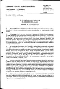 ACUERDO GENERAL SOBRE ARANCELES ADUANEROS Y COMERCIO RESTRICTED ADP/M/54 8 de abril de 1997