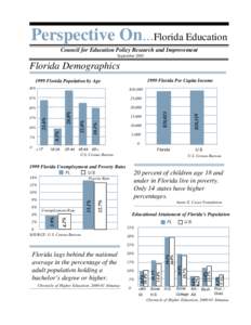 Perspective On...Florida Education Council for Education Policy Research and Improvement September 2001 Florida Demographics