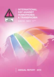 Gender-based violence / Hate / Homophobia / Transgender / Discrimination / International Day Against Homophobia and Transphobia / Gaybelarus.by / Gays.com / Transphobia / Gender / LGBT / Sexual orientation