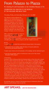 New York / Tod Williams Billie Tsien Architects / American Folk Art Museum / Michael Bierut / Phoenix Art Museum / Edward Middleton Manigault / Museum of Arts & Design / 2 Columbus Circle / Columbus /  Ohio / Modern painters / New York City / Manhattan