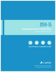 Finance / Money / Economy / Employment compensation / Financial services / CalPERS / Pension fund / Comprehensive annual financial report / Pension / Actuarial science / Investment management