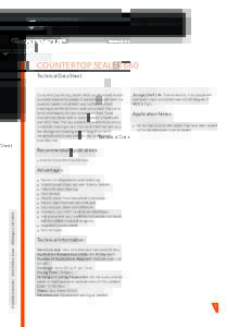 ®  ADVANCES IN CONCRETE PROTECTION TM COUNTERTOP SEALER 660 Technical Data Sheet