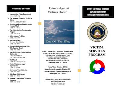 CSOSA Victim Services Program