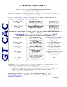 Microsoft Word - Calendar[removed]GTCAC
