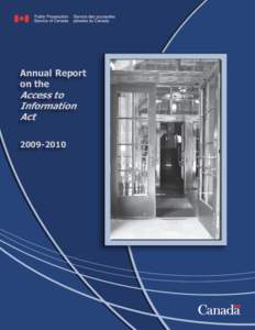 Public Prosecution Annual Report Service of Canada