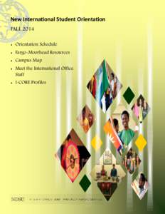 New International Student Orientation FALL 2014  Orientation Schedule