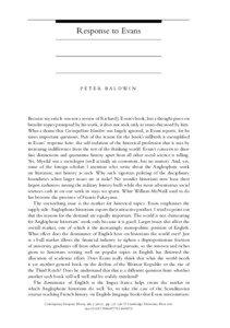 Commonwealth of Nations / Europe / Historian / Novel / Historiography / English people / Richard J. Evans / Humanities / Ethnic groups in Europe / Anglosphere / British Empire