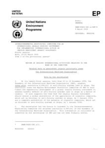 Fouling / Pollution / Organotin chemistry / Organotin compounds / Biofouling / Biocide / Tributyltin / United Nations Environment Programme / Anti-fouling paint / Persistent organic pollutants / Pesticides / Environment