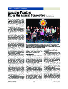 May 2010 Section 2_June04.qxd[removed]:07 PM Page 50  AAAA Spouses’ Corner Awardee Families Enjoy the Annual Convention