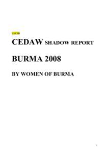 Microsoft Word - BURMA shadow report 15  sept.doc