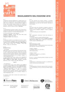 Castelli di Carta Regolamento 2018 copia