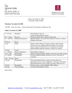 Microsoft Word - Modified Scholarly Enterprise Colloquium Schedule[removed]doc