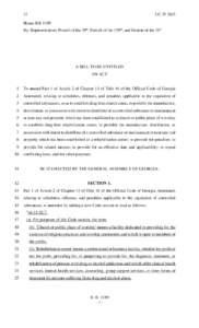 12  LC[removed]House Bill 1189 By: Representatives Powell of the 29th, Purcell of the 159th, and Benton of the 31st